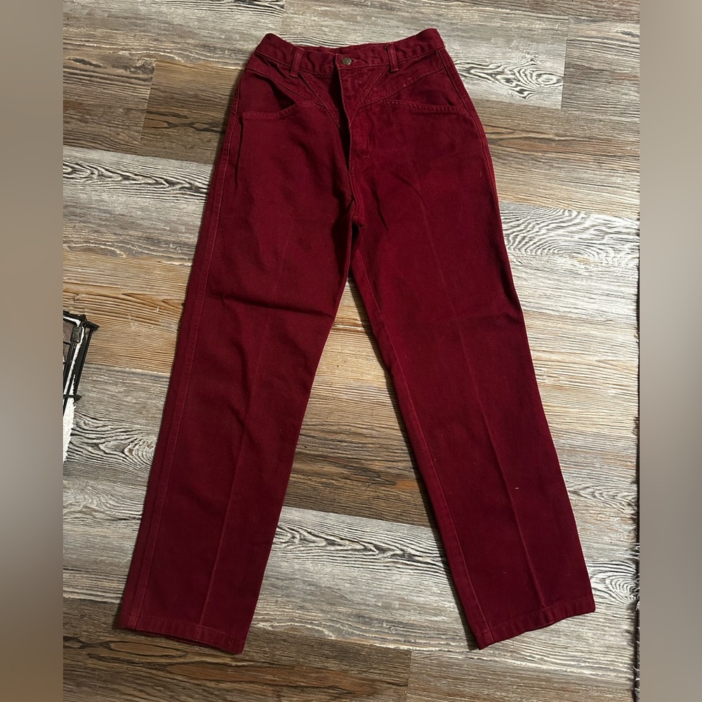 Vintage Maroon Roper Jeans